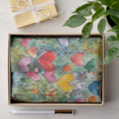 Farbiges Papier für das Herz von Wasserfarben (Geschenk)