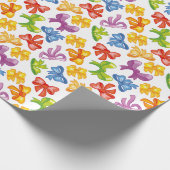 Farbiges Papier für das Wrapping von Bögen Geschenkpapier (Ecke)