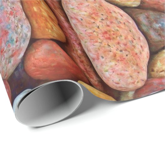 Farbiges Papier für das Wrapping von Kieselsteinen Geschenkpapier (Rolleneckpunkt)