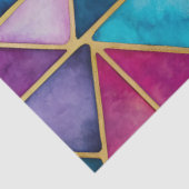 Farbiges Papier für die Glaskunsttafel (Ausschnitt)