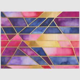 Farbiges Papier für die Glaskunsttafel