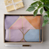 Farbiges Papier für die Glaskunsttafel (Geschenk)