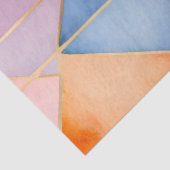 Farbiges Papier für die Glaskunsttafel (Ausschnitt)