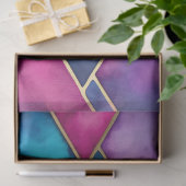 Farbiges Papier für die Glaskunsttafel (Geschenk)