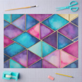 Farbiges Papier für die Glaskunsttafel (Basteln)