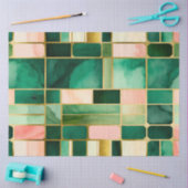 Farbiges Papier für die Glaskunsttafel (Basteln)