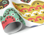 Farbiges Papier für Herz Geschenkpapier (Rolleneckpunkt)