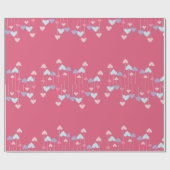 Farbiges Papier für Herz-Umschlag Geschenkpapier (Flach)