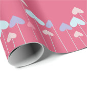 Farbiges Papier für Herz-Umschlag Geschenkpapier (Rolleneckpunkt)