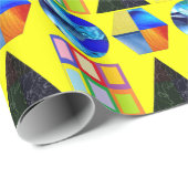 Farbiges Papier Geschenkpapier (Rolleneckpunkt)