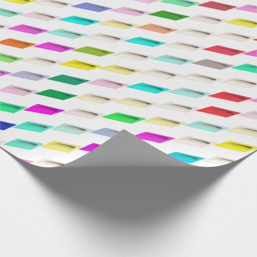 farbiges Papier Geschenkpapier (Ecke)
