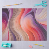 Farbiges Papier mit Ölmalereien (Basteln)