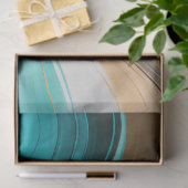 Farbiges Papier mit Ölmalereien (Geschenk)