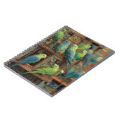 Farbiges Parakeets-Notebook Notizblock (Linke Seite)