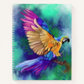 Farbiges Parrot-Notebook Notizblock (Vorderseite)