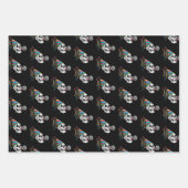 Farbiges Party Geschenkpapier Set (Vorderseite 2)