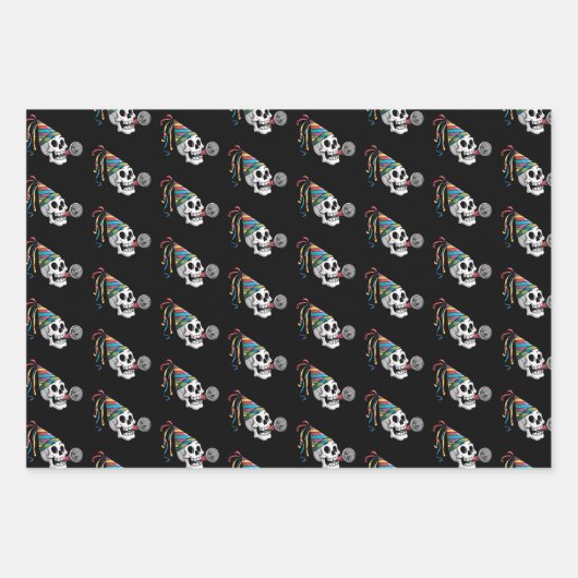 Farbiges Party Geschenkpapier Set (Vorderseite 2)