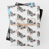 Farbiges Party Geschenkpapier Set (Beispiel)