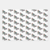 Farbiges Party Geschenkpapier Set (Vorderseite)