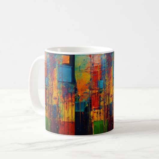 Farbiges Party Kaffeetasse (Vorderseite Links)
