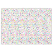 Farbiges Party Sprinkles Muster Tischdecke (Vorderseite (Horizontal))