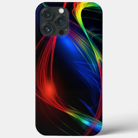 Farbiges Party strahlt modern Case-Mate iPhone Hülle (Rückseite)