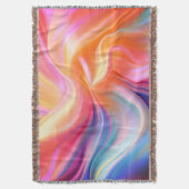Farbiges Pastell-Seiden-Fleece-Decke Decke (Vorderseite Vertikal)