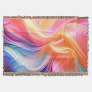 Farbiges Pastell-Seiden-Fleece-Decke Decke