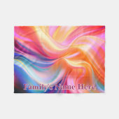 Farbiges Pastell-Seiden-Fleece-Decke Fleecedecke (Vorderseite (Horizontal))