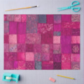 Farbiges Patchwork Quilt Art Tissue Paper Seidenpapier (Basteln)