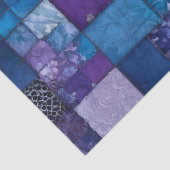 Farbiges Patchwork Quilt Art Tissue Paper Seidenpapier (Ausschnitt)
