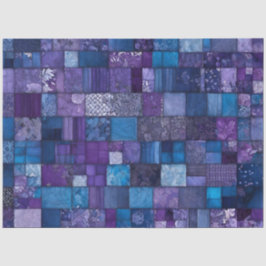 Farbiges Patchwork Quilt Art Tissue Paper Seidenpapier