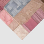 Farbiges Patchwork Quilt Art Tissue Paper Seidenpapier (Ausschnitt)