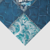 Farbiges Patchwork Quilt Art Tissue Paper Seidenpapier (Ausschnitt)