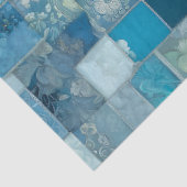 Farbiges Patchwork Quilt Art Tissue Paper Seidenpapier (Ausschnitt)