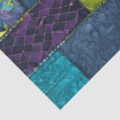 Farbiges Patchwork Quilt Art Tissue Paper Seidenpapier (Ausschnitt)