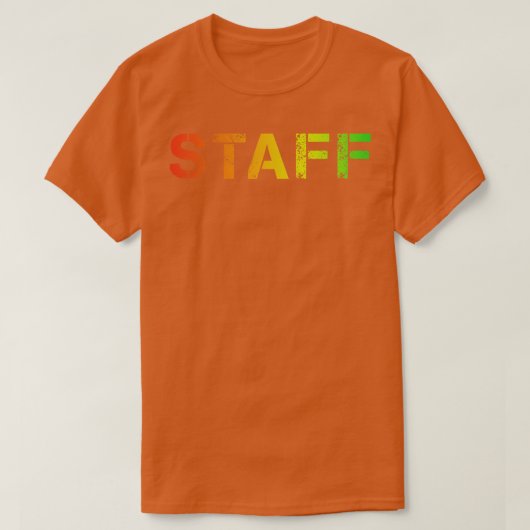 Farbiges Personal T-Shirt (Design vorne)