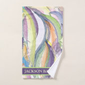 Farbiges Personalisiertes HandtuchSet Badhandtuch Set (Handtuch)