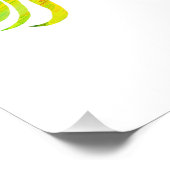 Farbiges Pferd Poster (Ecke)