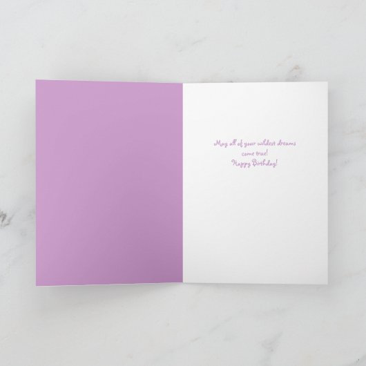 Farbiges Pferdemuster Karte (Innenseite)