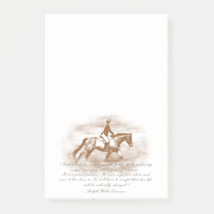 Farbiges Pferdemuster Post-it Klebezettel