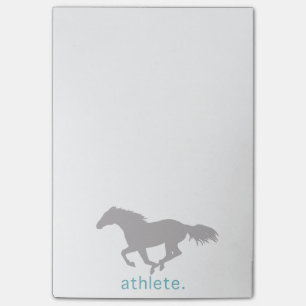 Farbiges Pferdemuster Post-it Klebezettel