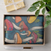 Farbiges Pilzmuster Seidenpapier (Geschenk)