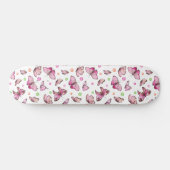 Farbiges Pink Girly Butterfells Skateboard (Horizontal)