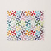 Farbiges Pinrad Puzzle (Horizontal)