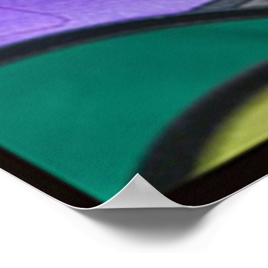 Farbiges Pinwheels Poster (Ecke)