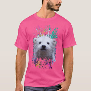 Farbiges Polar Bear Baby T-Shirt