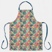 Farbiges Polka Dot Cactus Muster Schürze (Vorderseite)