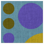 Farbiges Polka Dot Circles Muster #12 Stoff (Nahaufnahme)