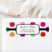 Farbiges Polka Dots Muster (Insitu)